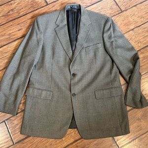 Gianfranco Ruffini Italy sports coat blazer mens L/XL jacket cashmere wool brown